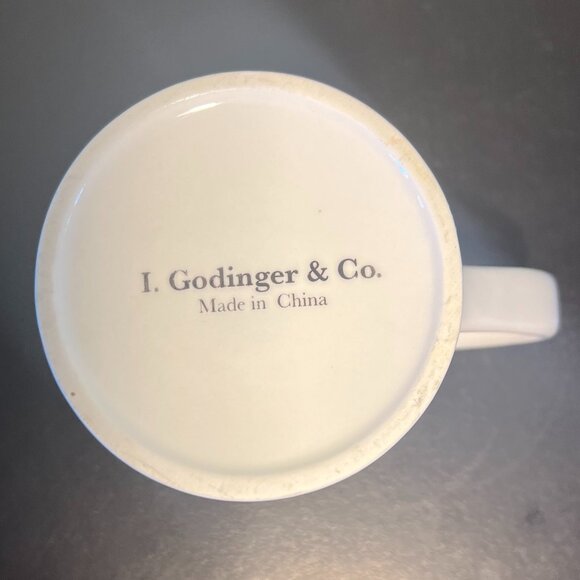 I. Godinger & Co. Glittery Silver Letter A Initial Monogram Mug  w/ Rhinestone - Picture 8 of 9